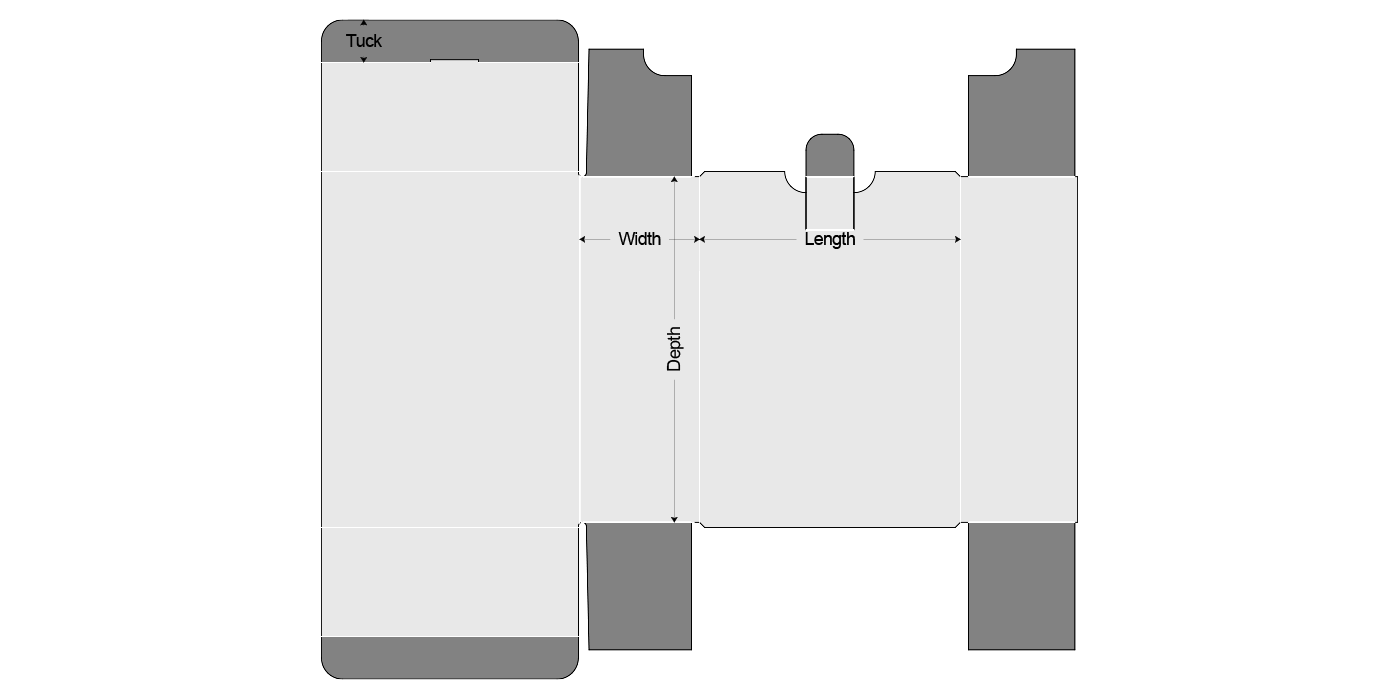 E007_Straight Tuck WLock - View 2